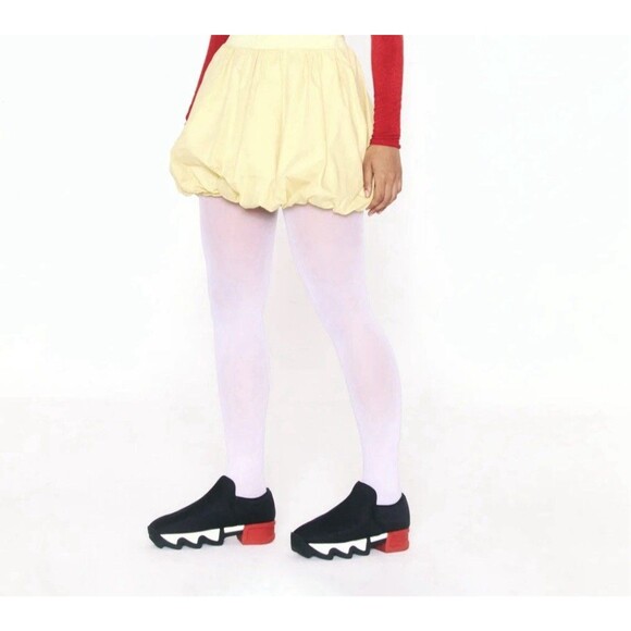 IRi NYC Wes I Black Red Neoprene Wavy Heel Futuristic Sneaker SZ 8 - Picture 2 of 13